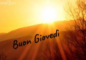 immagini buon giovedì con il sole