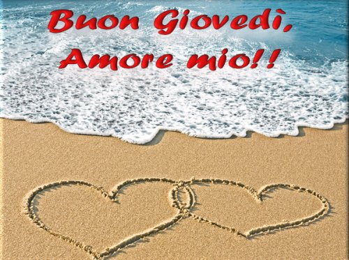 immagini buon giovedì buongiorno amore mio con il cuore