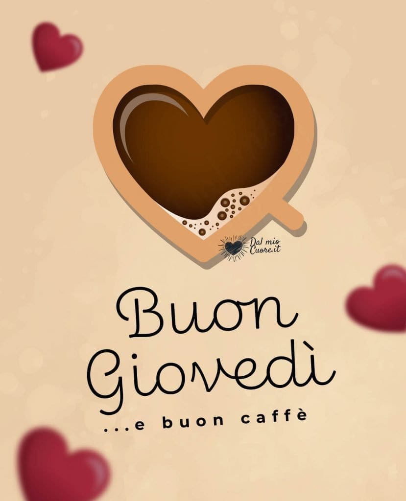 immagini buon giovedì e buon caffè