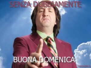 immagini divertenti buongiorno buona domenica Cetto la Qualunque