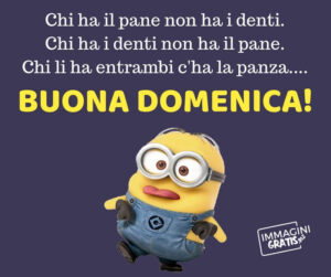 immagini divertenti buongiorno buona domenica Minions