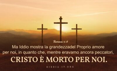 immagini cristiane cattoliche versi della bibbia romani 5:8