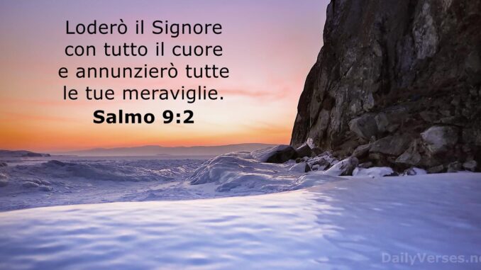 immagini cristiane cattoliche versi della bibbia salmo 9:2