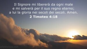 immagini cristiane cattoliche versi della bibbia 2 Timoteo 4:18