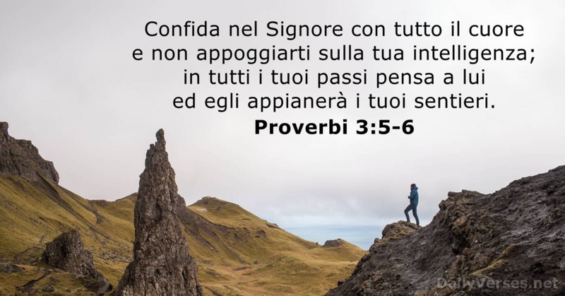 immagini cristiane cattoliche versi della bibbia proverbi 3:5-6