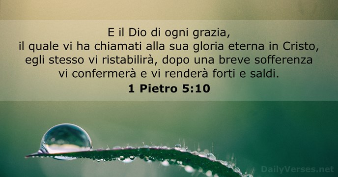 immagini cristiane cattoliche versi della bibbia 1 Pietro 5:10