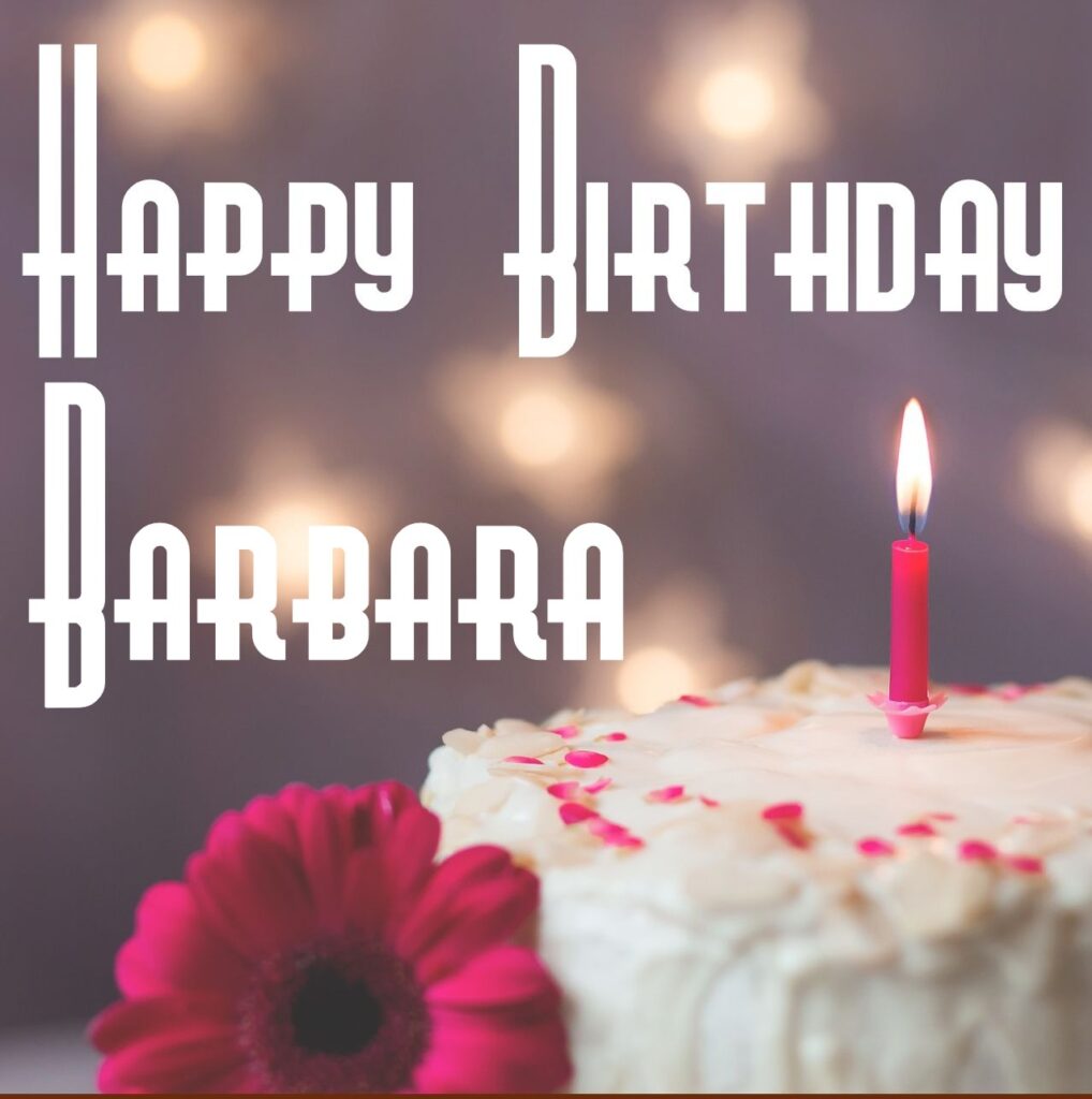immagini cartoline buon compleanno happy birthday Barbara torta candeline