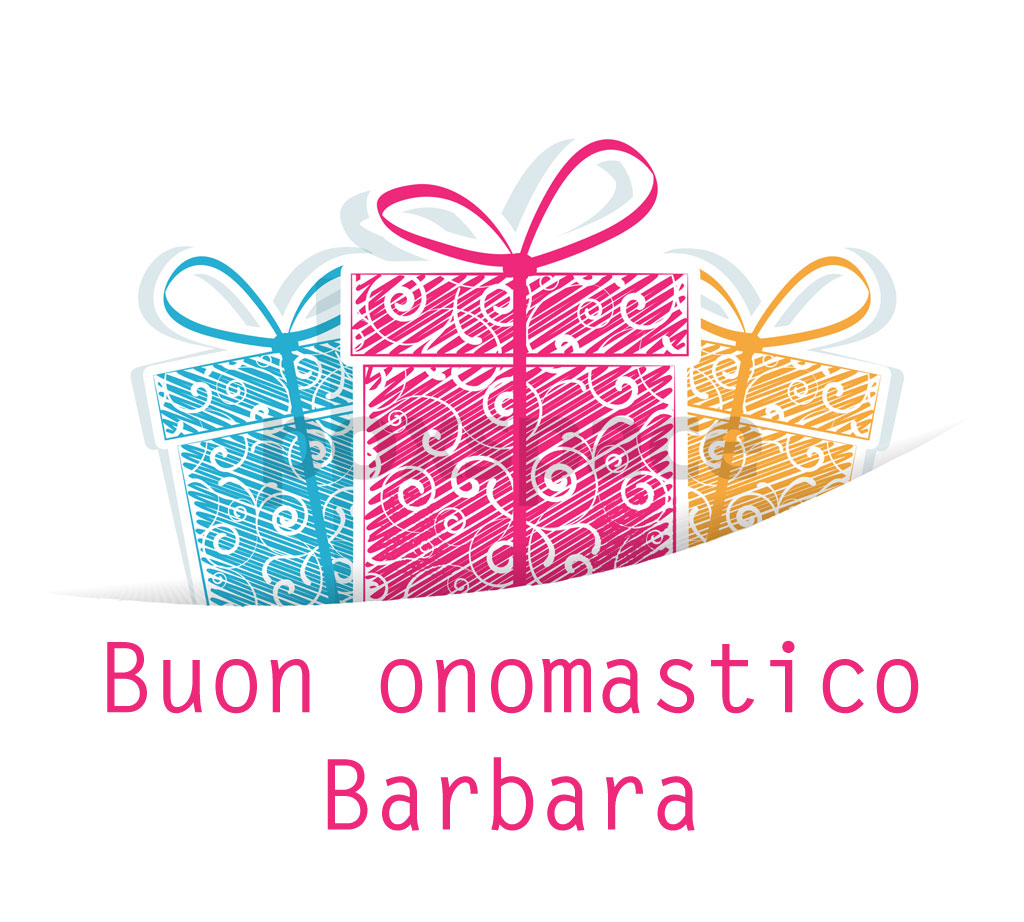 immagini cartoline buon onomastico Barbara