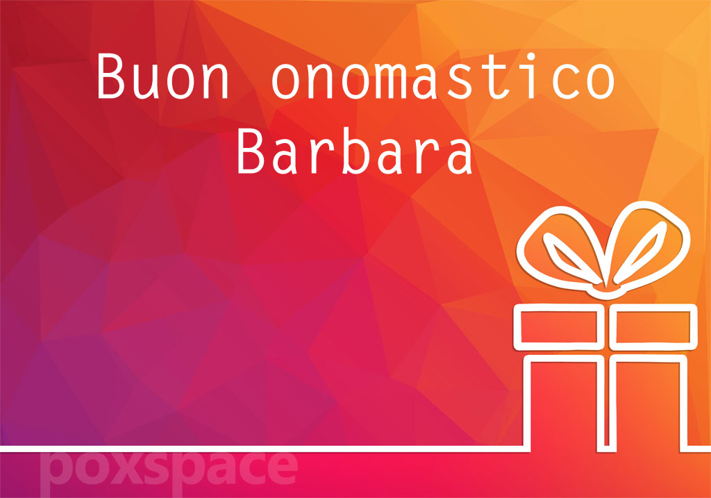 immagini cartoline buon onomastico Barbara