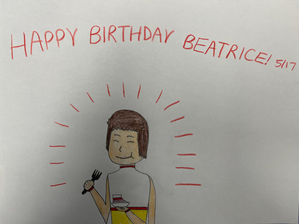 immagini cartoline buon compleanno happy birthday beatrice torta
