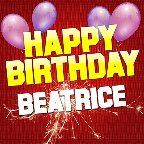 immagini cartoline buon compleanno happy birthday beatrice festa palloncini