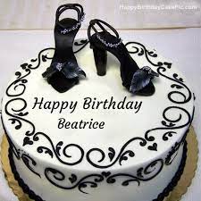 immagini cartoline buon compleanno happy birthday beatrice torta scarpe col tacco