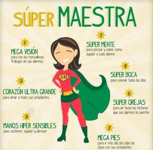 imagenes feliz dia del maestro super maestra