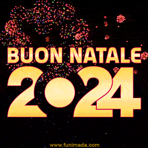 gif buon anno nuovo buon 2024 con fuochi d'artificio