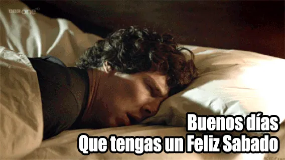 buenos dias feliz sabado gif