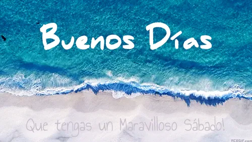 buenos dias feliz sabado gif
