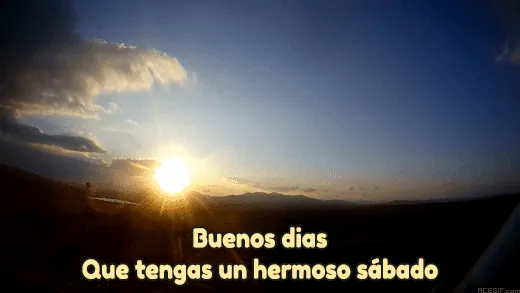 buenos dias feliz sabado gif