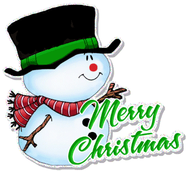 merry christmas gif pupazzo di neve