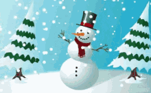 merry christmas gif pupazzo di neve