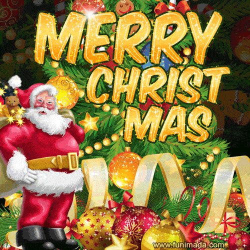 merry christmas gif babbo natale