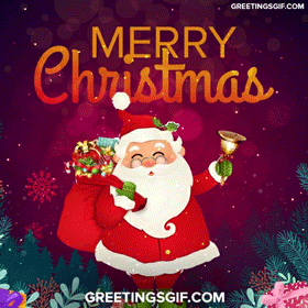 merry christmas gif babbo natale