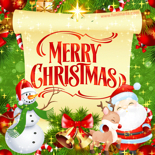 merry christmas gif babbo natale