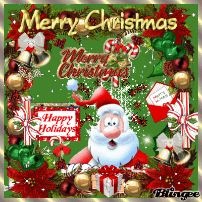 merry christmas gif babbo natale