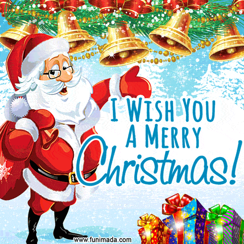 merry christmas gif babbo natale