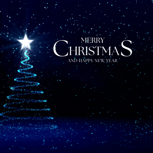 gif merry christmas albero