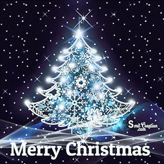 gif merry christmas albero