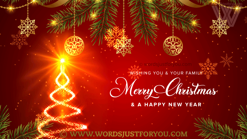 gif merry christmas albero
