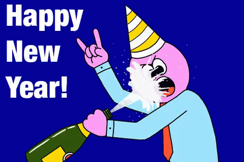 gif simpatiche buon anno nuovo happy new year