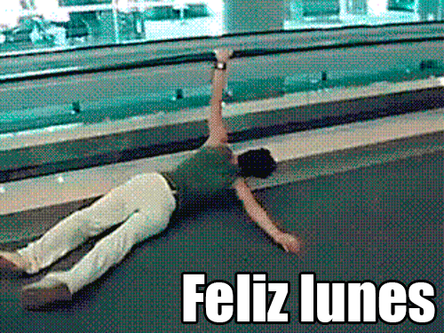 gif feliz lunes con sueño