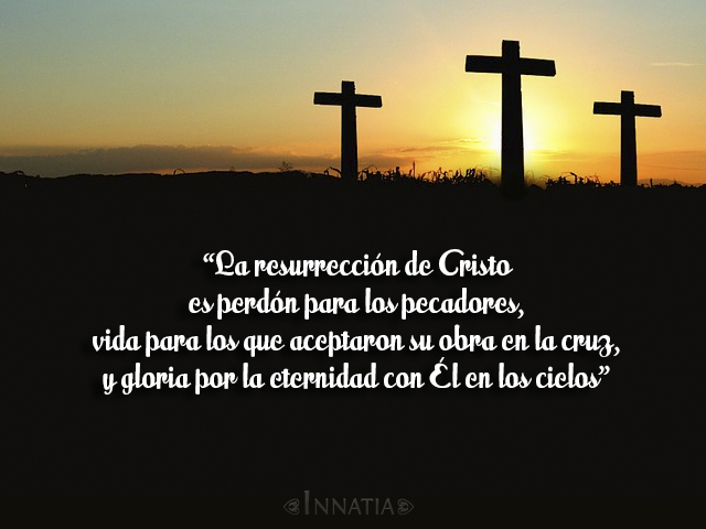 tarjeta felices pascuas imagen calvario