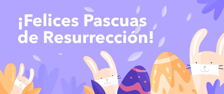 huevos tarjeta felices pascuas de resurreción