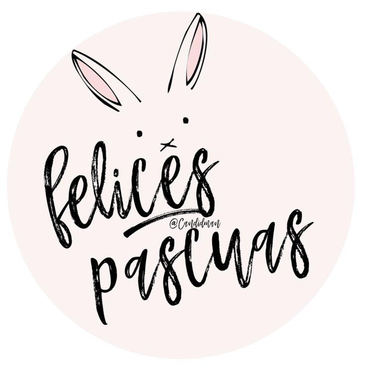 tarjetas felices pascuas con conejo