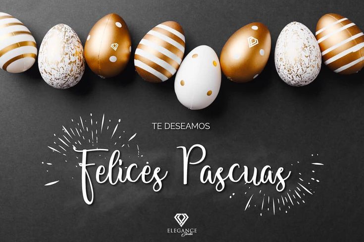 felices pascuas con huevos